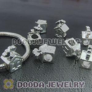 Wholesale European style silver plated beads and charms