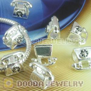 Wholesale European style silver plated beads and charms