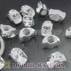Wholesale European style silver plated beads and charms