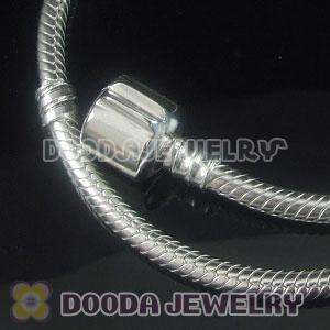 21cm 925 Silver European Style Bracelet without stamped Clip