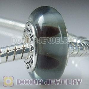 High grade Jewelry glass beads, 925 Silver Core with Screw Thread, Jewelry and 925 ALE stamped on each side