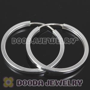 Dia 30mm Sterling Silver Earring fit European Beads