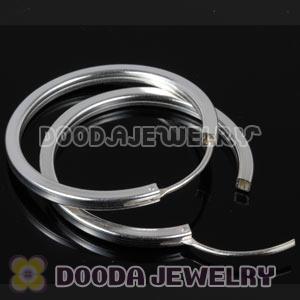 Dia 30mm Sterling Silver Earring fit European Beads