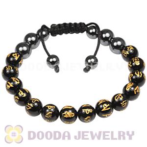 Fashion TresorBeads mens bracelets with Buddhist beads and Hemitite 
