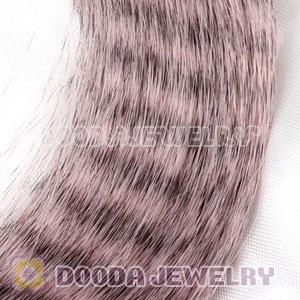 Striped Synthetic Brown Feather Hair Extension Wholesale