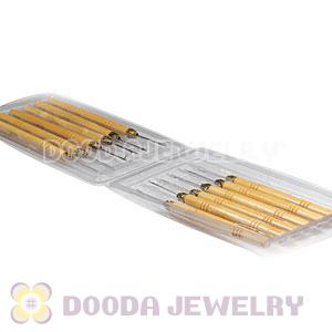 Wholesale DIY Hair Extension Tool Kit 12PCS Wooden Pulling Needle