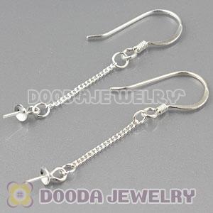 925 Sterling Silver Threads Earring Component Findings