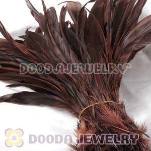 Natural Brown Barred Plymouth Rock Rooster Feather Hair Extensions Wholesale