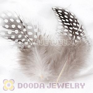 Natural Guinea Fowl Feather Hair Extensions Wholesale