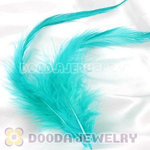 Green Short Solid Rooster Feather Hair Extensions Wholesale