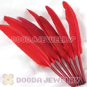 Red Goose Satinette Wing Feather Hair Extensions Wholesale