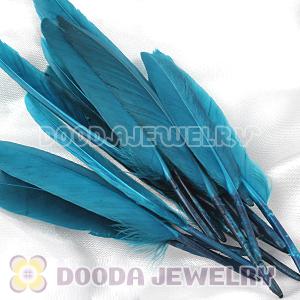 Navy Red Goose Satinette Wing Feather Hair Extensions Wholesale