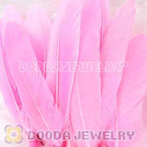 Pink Red Goose Satinette Wing Feather Hair Extensions Wholesale