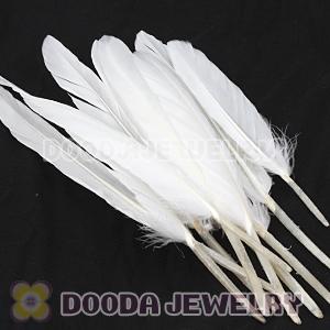 Snow White Red Goose Satinette Wing Feather Hair Extensions Wholesale