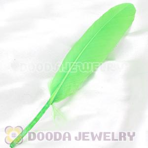 Lime Goose Satinette Wing Feather Hair Extensions Wholesale