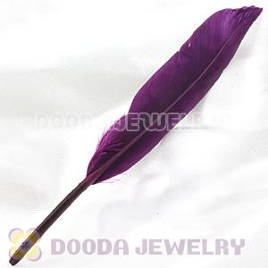 Noble Purple Goose Satinette Wing Feather Hair Extensions Wholesale