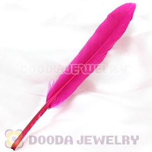 Poinsettia Goose Satinette Wing Feather Hair Extensions Wholesale