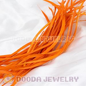 Orange Goose Biots Loose Feather Hair Extensions Wholesale