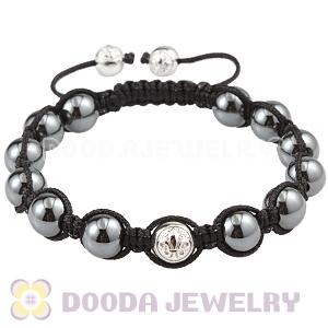 TresorBeads Mens Bracelets With Sterling Silver Logo Beads And Hematite