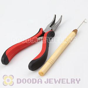 Stainless Clip Plier And Pulling Needle Hair Extension Tool Kit