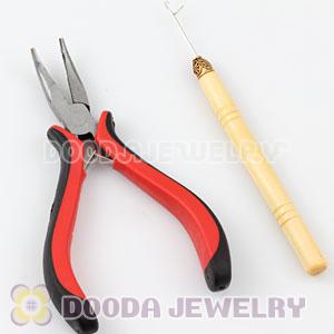 Stainless Clip Plier And Pulling Needle Hair Extension Tool Kit