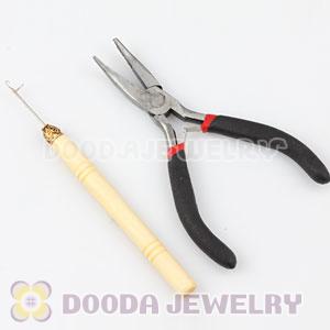 Stainless Clip Plier And Pulling Needle Hair Extension Kit