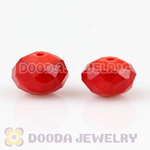 10mm Handmade Style Red Faceted Crystal Glass Beads Wholesale