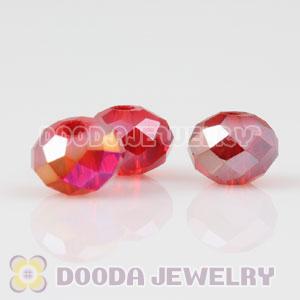 8mm Handmade Style Pink Faceted Crystal Glass Beads Wholesale