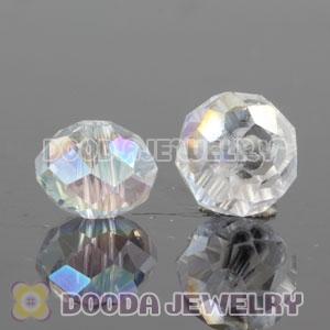 8mm Handmade Style Clear Faceted Crystal Glass Beads Wholesale