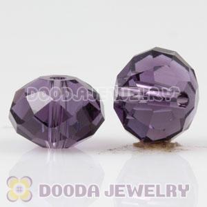 10mm Handmade Style Purple Faceted Crystal Glass Beads Wholesale