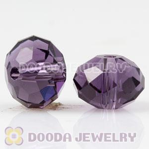 10mm Handmade Style Purple Faceted Crystal Glass Beads Wholesale