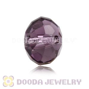 8mm Handmade Style Purple Faceted Crystal Glass Beads Wholesale