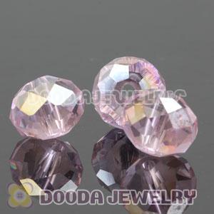 8mm Handmade Style Pink Faceted Crystal Glass Beads Wholesale