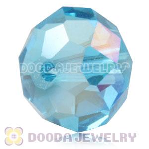 10mm Handmade Style Blue Faceted Crystal Glass Beads Wholesale