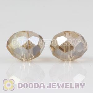 10mm Handmade Style Yellow Faceted Crystal Glass Beads Wholesale