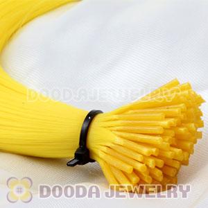 Fashion Yellow Synthetic Feather Extension Wholesale