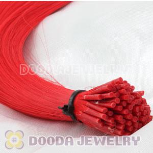 Fashion Red Synthetic Feather Extension Wholesale