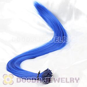 Fashion Blue Synthetic Feather Extension Wholesale