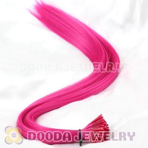Fashion Magenta Synthetic Feather Extension Wholesale