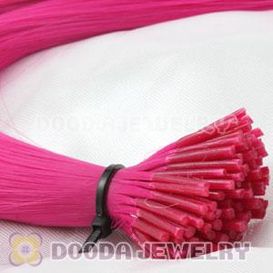 Fashion Magenta Synthetic Feather Extension Wholesale