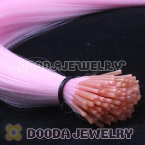 Fashion Pink Synthetic Feather Extension Wholesale