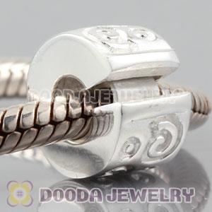 925 Sterling Silver European Style Tendril Clip Beads 