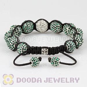 Navy Disco Ball Bead Fashion Alloy Crystal Bracelets Wholesale