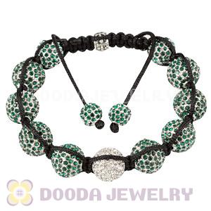 Navy Disco Ball Bead Fashion Alloy Crystal Bracelets Wholesale