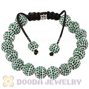 Cheap Navy Disco Ball Bead Alloy Crystal Bracelets Wholesale