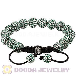 Cheap Navy Disco Ball Bead Alloy Crystal Bracelets Wholesale