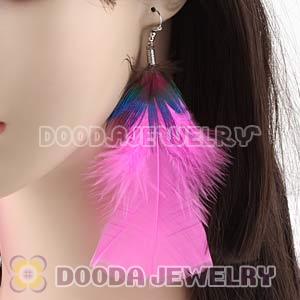 Cheap Pink Bohemia Feather Earrings Forever 21 Wholesale