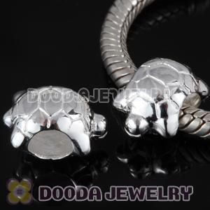 Solid Sterling Silver European Style tortoise Beads and Charms