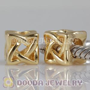 Gold Plated Charm Jewelry Silver Beads