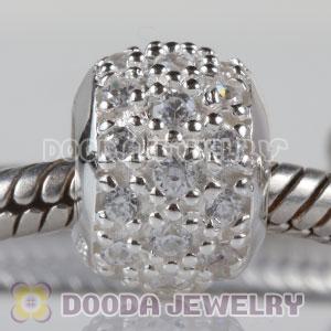 S925 Sterling Silver European Style Beads with Stone